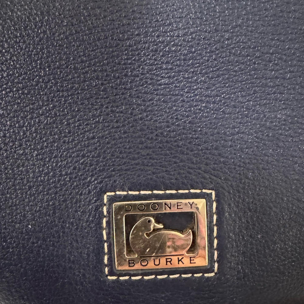 Dooney & Bourke Navy Shoulder Bag - Picture 10 of 12